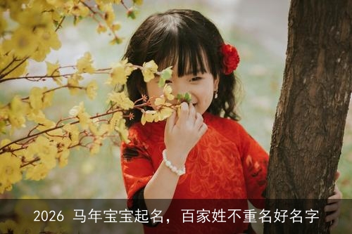 2026 马年宝宝起名,百家姓不重名好名字 2026 马年宝宝起名,百家姓不重名好名字