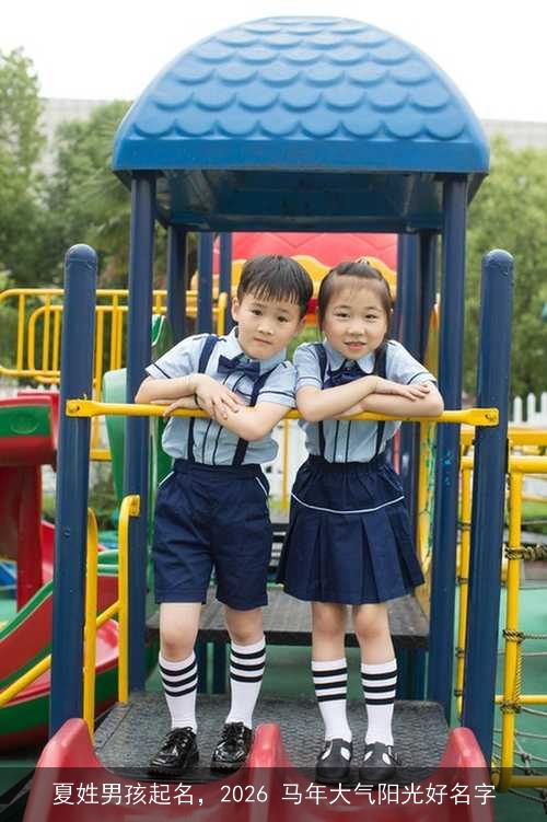 夏姓男孩起名,2026 马年大气阳光好名字 夏姓男孩起名,2026 马年大气阳光好名字