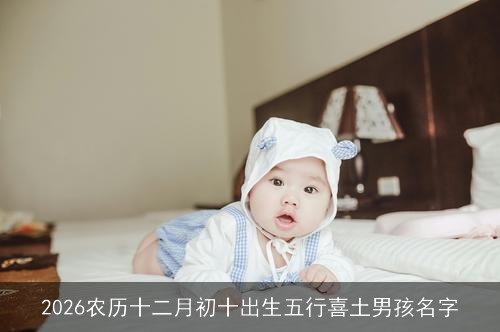 2026农历十二月初十出生五行喜土男孩名字 2026农历十二月初十出生五行喜土男孩名字
