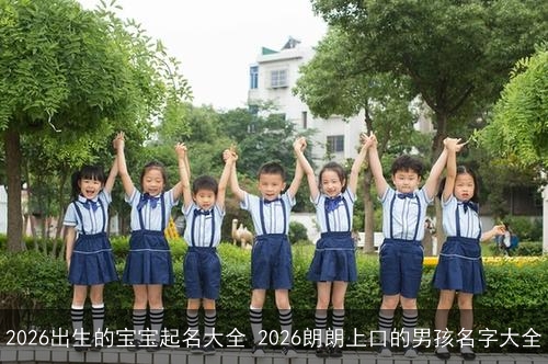 2026出生的宝宝起名大全 2026朗朗上口的男孩名字大全 2026出生的宝宝起名大全 2026朗朗上口的男孩名字大全