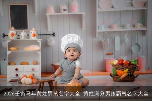 2026壬寅马年黄姓男孩名字大全 黄姓满分男孩霸气名字大全 2026壬寅马年黄姓男孩名字大全 黄姓满分男孩霸气名字大全