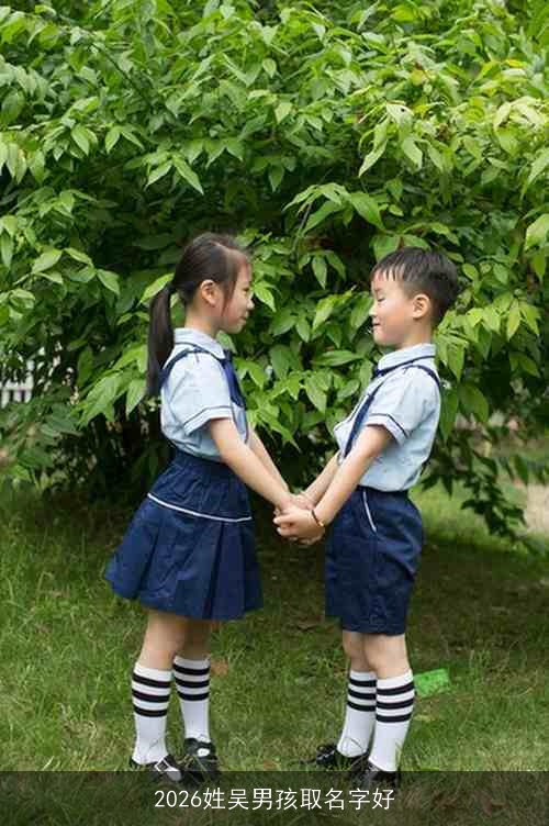 2026姓吴男孩取名字好 2026姓吴男孩取名字好