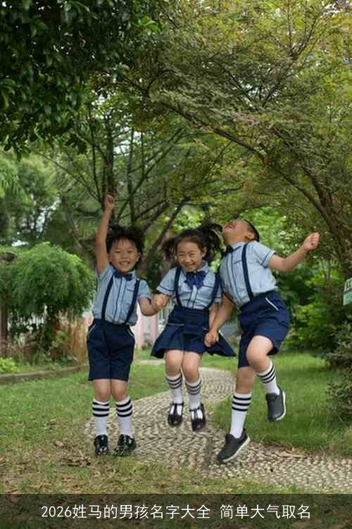 2026姓马的男孩名字大全 简单大气取名 2026姓马的男孩名字大全 简单大气取名