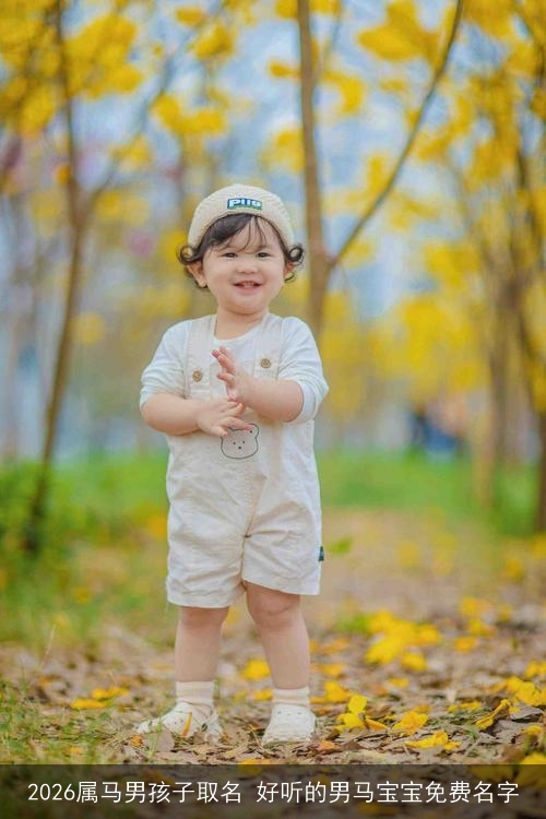 2026属马男孩子取名 好听的男马宝宝免费名字 2026属马男孩子取名 好听的男马宝宝免费名字