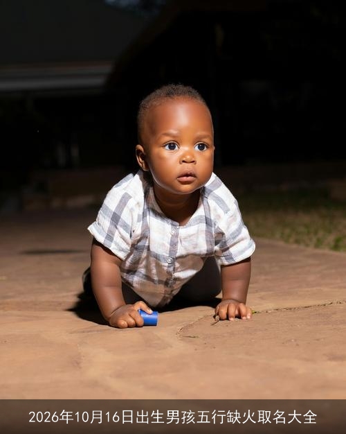2026年10月16日出生男孩五行缺火取名大全 2026年10月16日出生男孩五行缺火取名大全