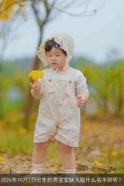 2026年10月2日出生的男宝宝缺火取什么名字好听? 2026年10月2日出生的男宝宝缺火取什么名字好听?