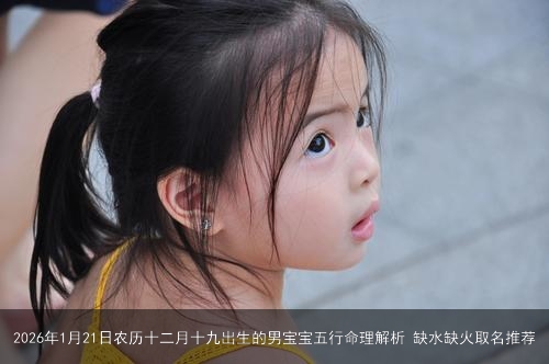 2026年1月21日农历十二月十九出生的男宝宝五行命理解析 缺水缺火取名推荐 2026年1月21日农历十二月十九出生的男宝宝五行命理解析 缺水缺火取名推荐