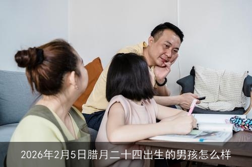 2026年2月5日腊月二十四出生的男孩怎么样 2026年2月5日腊月二十四出生的男孩怎么样