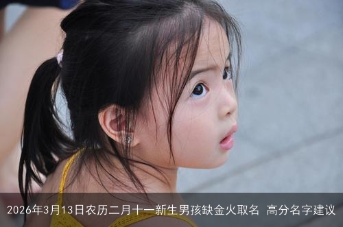 2026年3月13日农历二月十一新生男孩缺金火取名 高分名字建议 2026年3月13日农历二月十一新生男孩缺金火取名 高分名字建议