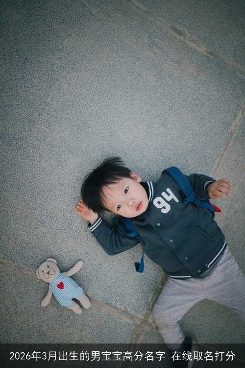 2026年3月出生的男宝宝高分名字 在线取名打分 2026年3月出生的男宝宝高分名字 在线取名打分