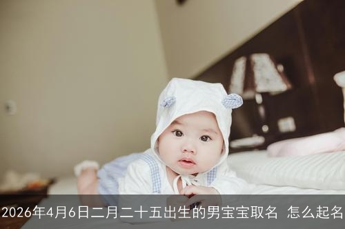 2026年4月6日二月二十五出生的男宝宝取名 怎么起名 2026年4月6日二月二十五出生的男宝宝取名 怎么起名
