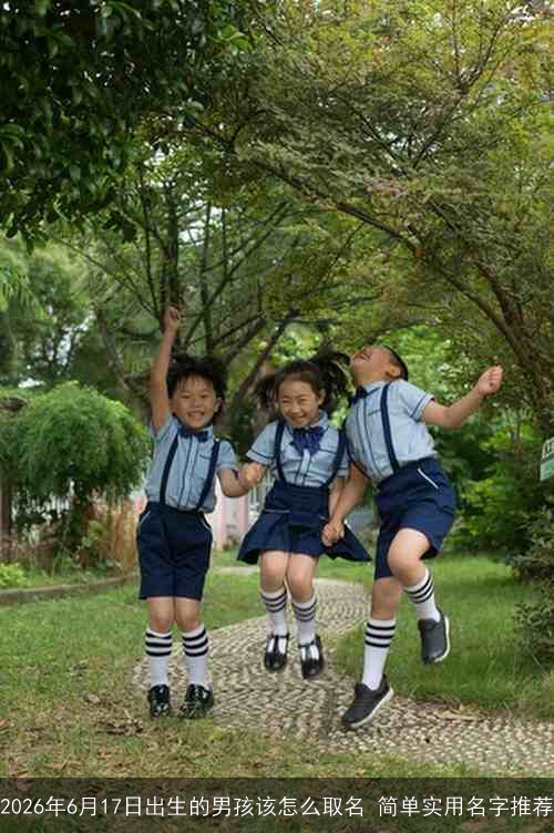 2026年6月17日出生的男孩该怎么取名 简单实用名字推荐 2026年6月17日出生的男孩该怎么取名 简单实用名字推荐