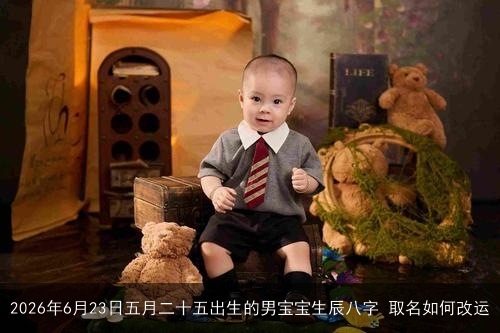 2026年6月23日五月二十五出生的男宝宝生辰八字 取名如何改运 2026年6月23日五月二十五出生的男宝宝生辰八字 取名如何改运