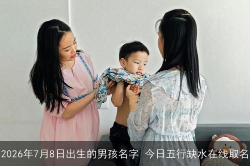 2026年7月8日出生的男孩名字 今日五行缺水在线取名 2026年7月8日出生的男孩名字 今日五行缺水在线取名
