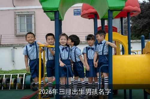 2026年三月出生男孩名字 2026年三月出生男孩名字