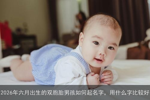 2026年六月出生的双胞胎男孩如何起名字,用什么字比较好 2026年六月出生的双胞胎男孩如何起名字,用什么字比较好