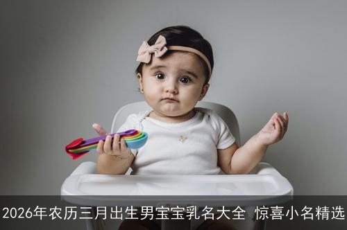 2026年农历三月出生男宝宝乳名大全 惊喜小名精选 2026年农历三月出生男宝宝乳名大全 惊喜小名精选