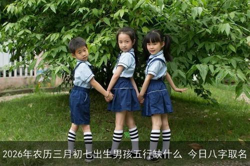 2026年农历三月初七出生男孩五行缺什么 今日八字取名 2026年农历三月初七出生男孩五行缺什么 今日八字取名