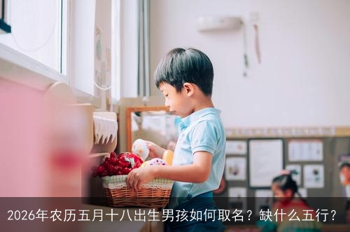 2026年农历五月十八出生男孩如何取名?缺什么五行? 2026年农历五月十八出生男孩如何取名?缺什么五行?