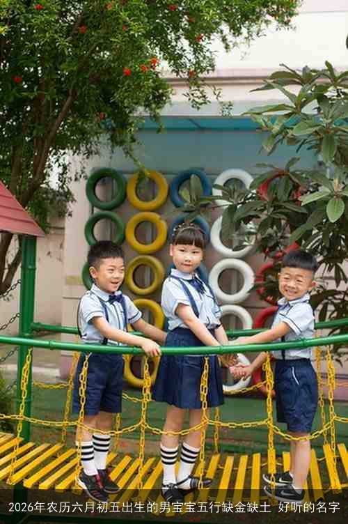 2026年农历六月初五出生的男宝宝五行缺金缺土 好听的名字 2026年农历六月初五出生的男宝宝五行缺金缺土 好听的名字