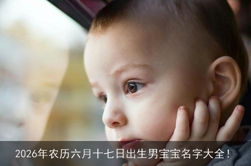 2026年农历六月十七日出生男宝宝名字大全! 2026年农历六月十七日出生男宝宝名字大全!