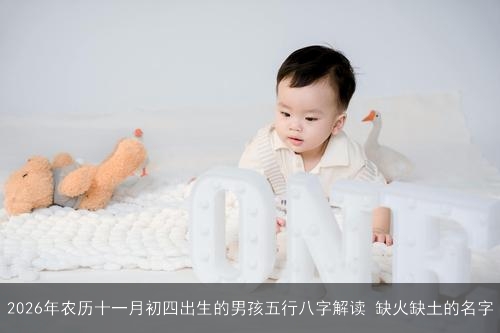 2026年农历十一月初四出生的男孩五行八字解读 缺火缺土的名字 2026年农历十一月初四出生的男孩五行八字解读 缺火缺土的名字