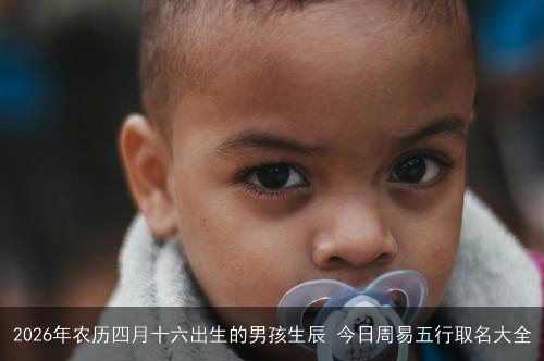 2026年农历四月十六出生的男孩生辰 今日周易五行取名大全 2026年农历四月十六出生的男孩生辰 今日周易五行取名大全