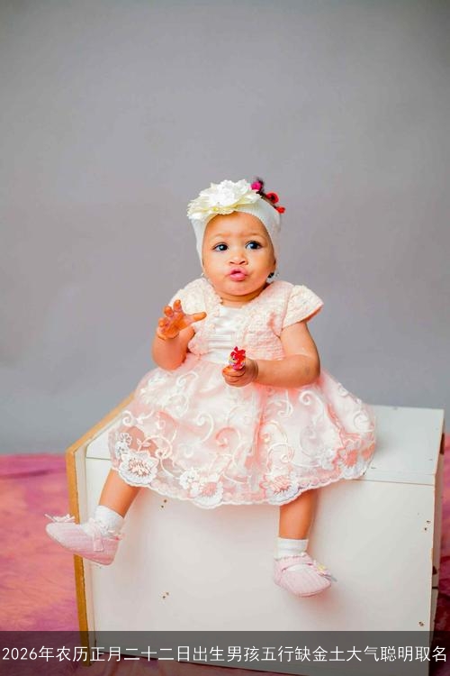 2026年农历正月二十二日出生男孩五行缺金土大气聪明取名 2026年农历正月二十二日出生男孩五行缺金土大气聪明取名