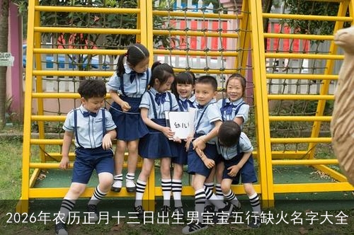 2026年农历正月十三日出生男宝宝五行缺火名字大全 2026年农历正月十三日出生男宝宝五行缺火名字大全