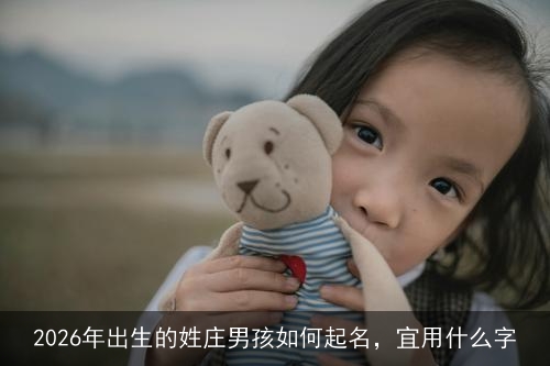 2026年出生的姓庄男孩如何起名,宜用什么字 2026年出生的姓庄男孩如何起名,宜用什么字