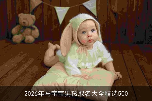 2026年马宝宝男孩取名大全精选500 2026年马宝宝男孩取名大全精选500