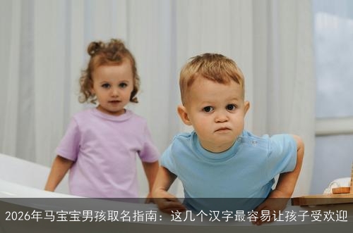 2026年马宝宝男孩取名指南:这几个汉字最容易让孩子受欢迎 2026年马宝宝男孩取名指南:这几个汉字最容易让孩子受欢迎