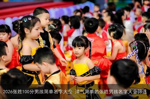 2026张姓100分男孩简单名字大全 洋气简单的张姓男孩名字大全筛选 2026张姓100分男孩简单名字大全 洋气简单的张姓男孩名字大全筛选