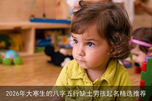 2026年大寒生的八字五行缺土男孩起名精选推荐 2026年大寒生的八字五行缺土男孩起名精选推荐