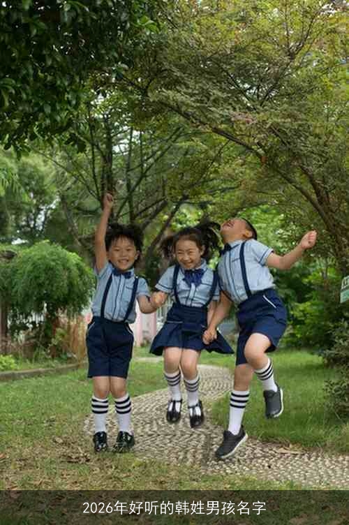 2026年好听的韩姓男孩名字 2026年好听的韩姓男孩名字