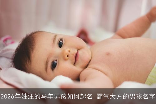 2026年姓汪的马年男孩如何起名 霸气大方的男孩名字 2026年姓汪的马年男孩如何起名 霸气大方的男孩名字