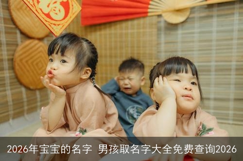 2026年宝宝的名字 男孩取名字大全免费查询2026 2026年宝宝的名字 男孩取名字大全免费查询2026