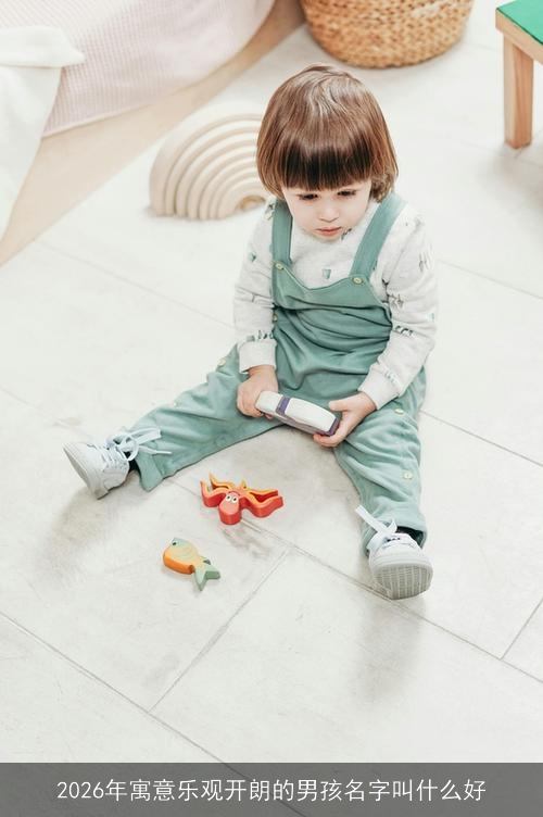2026年寓意乐观开朗的男孩名字叫什么好 2026年寓意乐观开朗的男孩名字叫什么好