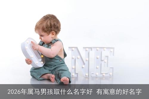 2026年属马男孩取什么名字好 有寓意的好名字 2026年属马男孩取什么名字好 有寓意的好名字