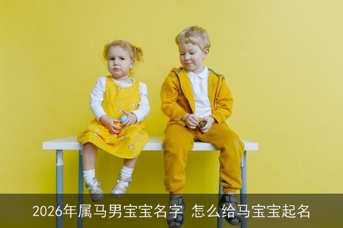 2026年属马男宝宝名字 怎么给马宝宝起名 2026年属马男宝宝名字 怎么给马宝宝起名