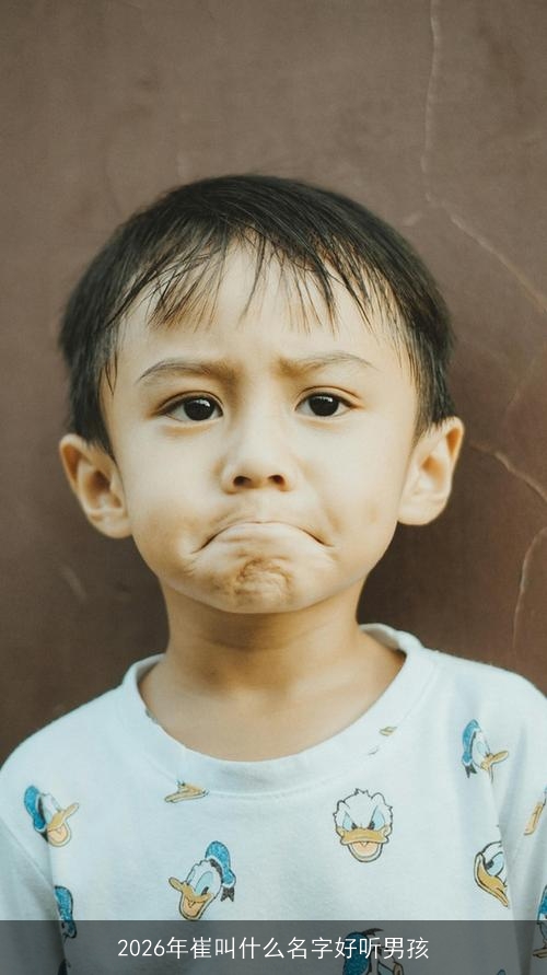 2026年崔叫什么名字好听男孩 2026年崔叫什么名字好听男孩