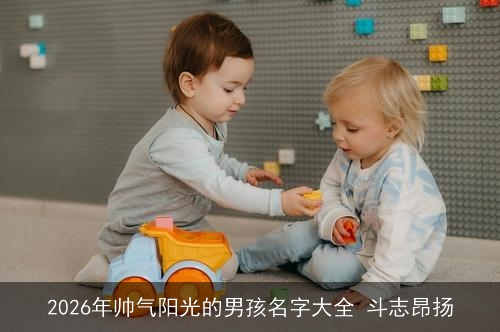 2026年帅气阳光的男孩名字大全 斗志昂扬 2026年帅气阳光的男孩名字大全 斗志昂扬