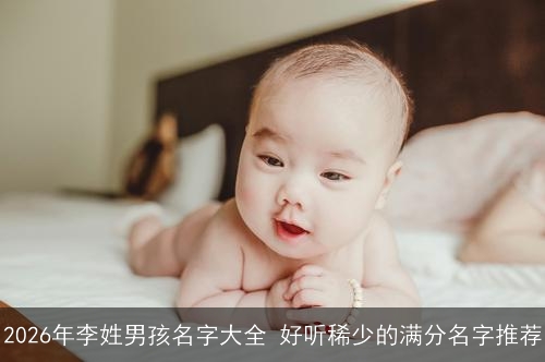 2026年李姓男孩名字大全 好听稀少的满分名字推荐 2026年李姓男孩名字大全 好听稀少的满分名字推荐
