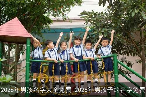 2026年男孩名字大全免费 2026年男孩子的名字免费 2026年男孩名字大全免费 2026年男孩子的名字免费