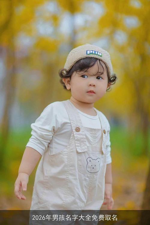 2026年男孩名字大全免费取名 2026年男孩名字大全免费取名