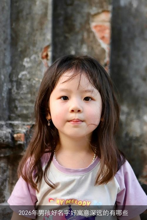 2026年男孩好名字好寓意深远的有哪些 2026年男孩好名字好寓意深远的有哪些