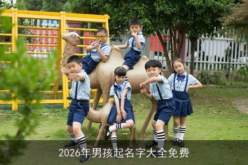 2026年男孩起名字大全免费 2026年男孩起名字大全免费