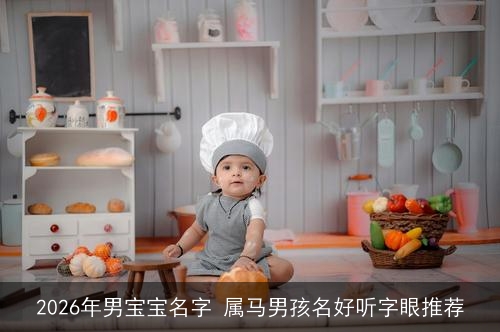 2026年男宝宝名字 属马男孩名好听字眼推荐 2026年男宝宝名字 属马男孩名好听字眼推荐