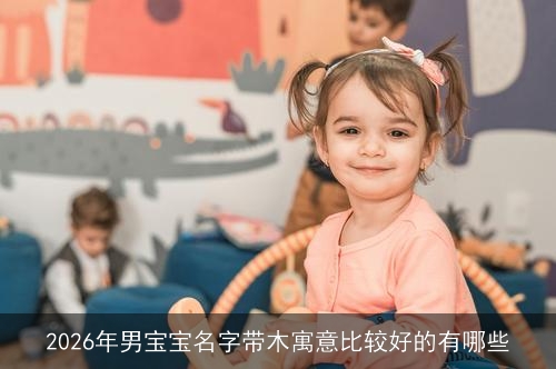 2026年男宝宝名字带木寓意比较好的有哪些 2026年男宝宝名字带木寓意比较好的有哪些
