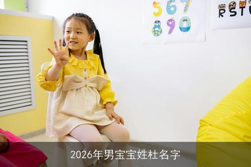 2026年男宝宝姓杜名字 2026年男宝宝姓杜名字